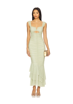 Michael Costello x REVOLVE Hilary Gown in Green. Size M. Also in L, XL.