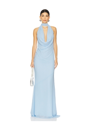 Lovers and Friends Gisele Gown in Blue. Size S. Also in XL, XS, XXS.