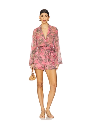 L'AGENCE Arabell Romper in Pink. Size 2. Also in 0.