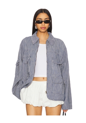 LIONESS Renacida Jacket in Blue. Size M. Also in L, S, XS, XXS.