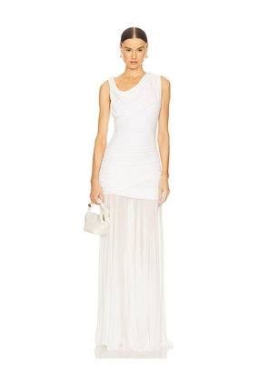 L'Academie by Marianna Tine Gown in Ivory. Size M. Also in XXS, XS, S, L, XL.