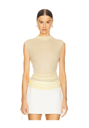 L'Academie Tine Top in Yellow. Size M. Also in XXS, XS, S, L.