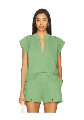 Nation Los Angeles Lenon Top in Green. Size M. Also in XS, S, L.