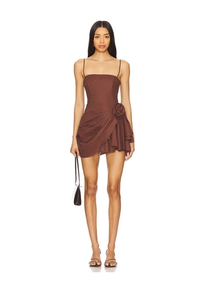 Lovers and Friends Rain Mini Dress in Brown. Size S. Also in M, XS.