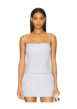 Lovers and Friends Sonny Top in Navy,Ivory. Size M. Also in L, XL.