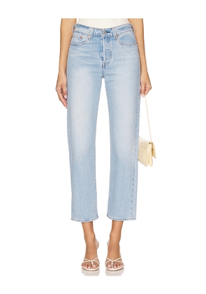 LEVI'S Wedgie Straight Jeans in Blue. Size 26. Also in 24, 27, 32.