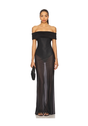 NBD The Lucia Maxi Dress in Black. Size M. Also in XXS, S, L.