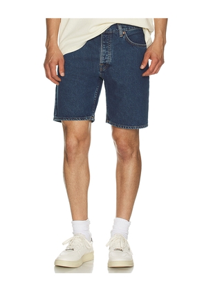 Nudie Jeans Seth Denim Shorts in Blue. Size 32. Also in 34, 36.