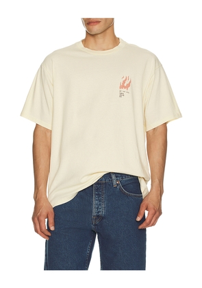 Nudie Jeans Koffe Fails Tee in Ivory. Size S. Also in M.