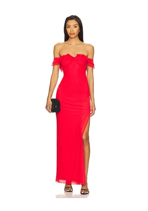 MORE TO COME Blake Maxi Dress in Red. Size M. Also in L, S, XL, XS, XXS.