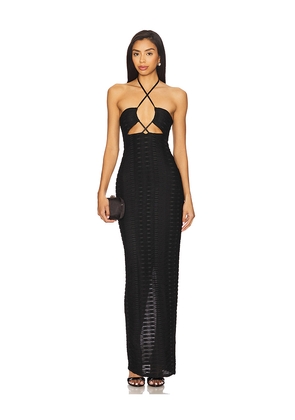 Michael Costello x REVOLVE Ingrid Maxi Dress in Black. Size M. Also in XL.