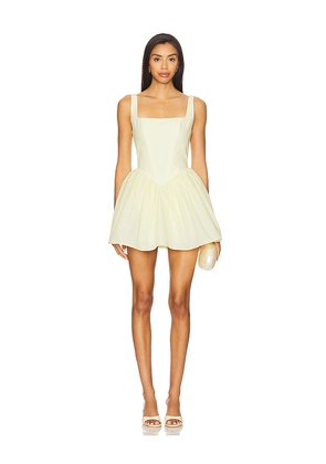 NBD The Lina Mini Dress in Yellow. Size M. Also in XS, S, L, XL.