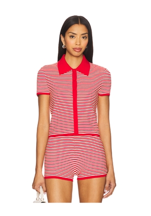 Lovers and Friends Parker Knit Top in Red. Size M. Also in XS, L, XL.