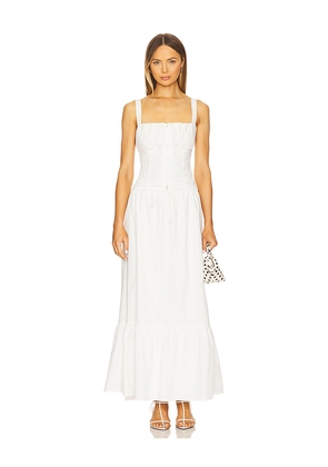 MORE TO COME Lyanna Maxi Skirt Set in White. Size M. Also in XS.