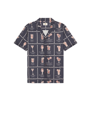 Marine Layer Archive Tencel Linen Resort Shirt in Blue. Size S. Also in M.