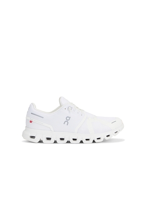On Cloud 6 Sneaker in White. Size 10.5. Also in 8, 8.5, 9, 9.5, 10, 11, 11.5, 12, 12.5, 13.