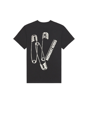 Midnight Rodeo Pinned T-Shirt in Black. Size S. Also in M.