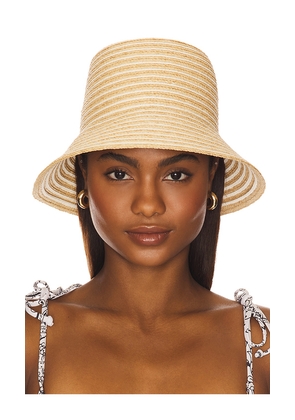 Lack of Color Reef Bucket Hat in Tan. Size M. Also in L, S.