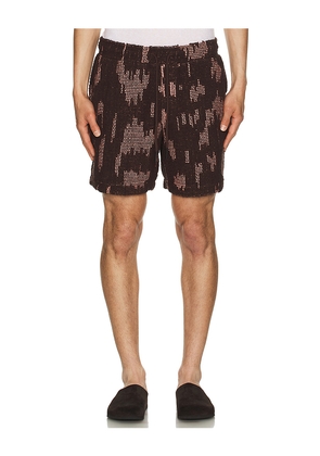 OAS Brink Cuba Crochet Shorts in Brown. Size S. Also in L.