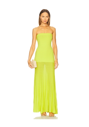 Line & Dot Arlo Tube Dress in Green. Size M. Also in XS, L, XL.