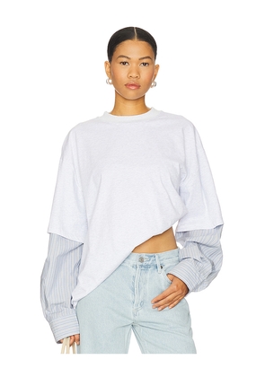 LIONESS Bottega T-shirt in Grey. Size M. Also in XXS, XS, S, L, XL, XXL.