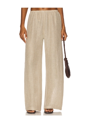 LESET Stella Wide Leg Pant in Grey. Size M. Also in L.