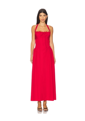 MORE TO COME Danniela Maxi Dress in Red. Size M. Also in S, XS.