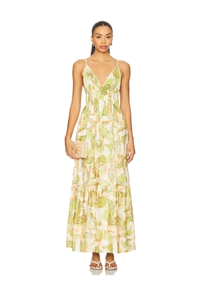 MISA Los Angeles Cintra Dress in Sage. Size L. Also in M, S, XL, XS.