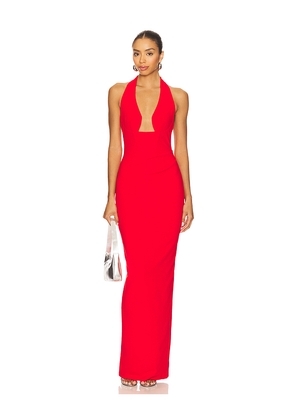 Nookie Demi Gown in Red. Size M. Also in XS, L, XL.