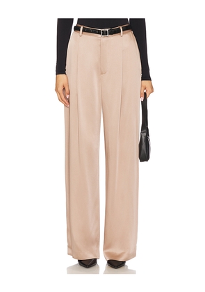 Lapointe Satin Relaxed Pant in Taupe. Size 4. Also in 0.