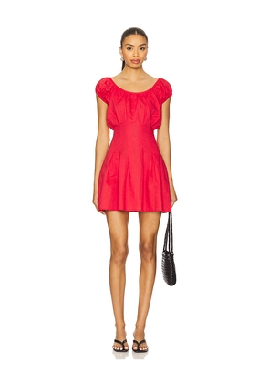 MORE TO COME Katalina Mini Dress in Red. Size M. Also in S, XS, XXS.