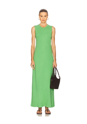 LESET Margo Sleeveless Maxi Dress in Green. Size S. Also in XS.
