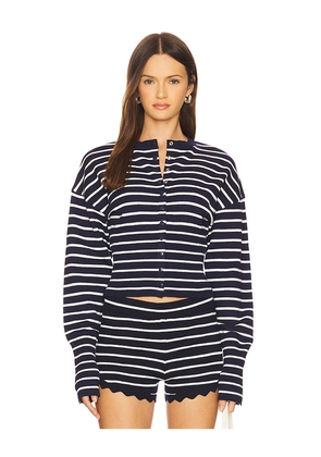 LIONESS Head in The Clouds Cardigan in Navy. Size M. Also in S, XXS, XS, L, XL.