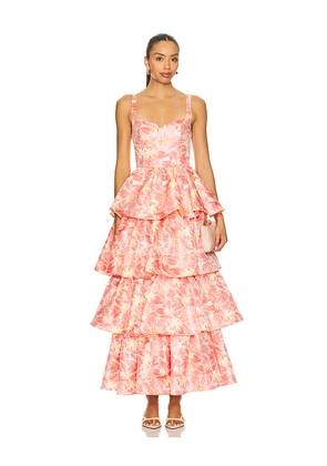 Lovers and Friends Francesca Maxi Dress in Pink. Size M. Also in S, XS, XXS.