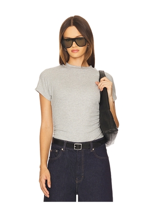 LNA Dani Short Sleeve Top in Grey. Size S. Also in XL.