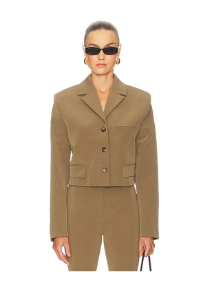 Nanushka Sinead Blazer in Brown. Size S. Also in XS, M.