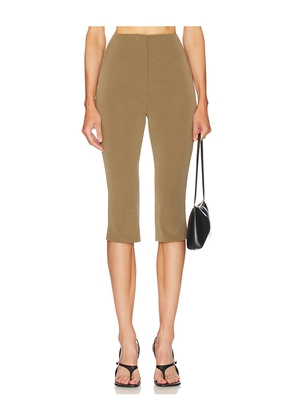 Nanushka Saoirse Capri in Brown. Size M. Also in L, S, XS.