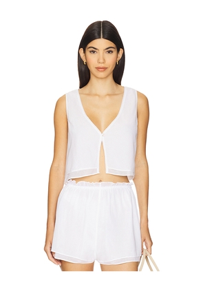 Negative Underwear Island Tank Top in White. Size XL/1X. Also in L.