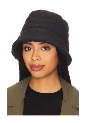 Lack of Color Coast Puffer Bucket Hat in Black. Size S-M. Also in M-L.