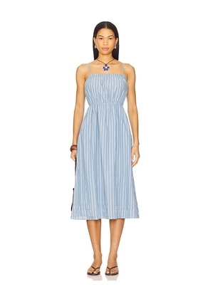 Michael Stars Glenda Strappy Maxi Dress in Blue. Size M. Also in XS, S, L.