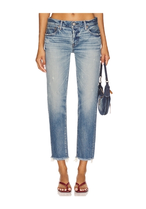 Moussy Vintage Bretton Tapered in Blue. Size 25. Also in 27, 28, 29, 32.