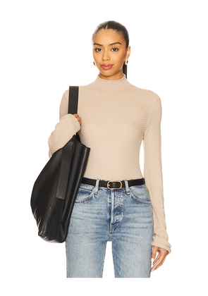 Lovers and Friends Kori Funnel Neck Top in Tan. Size M. Also in XS, XXS, S, L, XL.