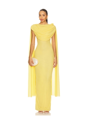 Maygel Coronel Batista Dress in Yellow.