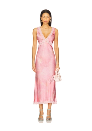 LoveShackFancy Bier Dress in Pink. Size XL. Also in M.