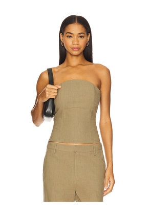 LIONESS Untamed Bodice Top in Sage. Size XS. Also in S.