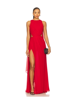 Michael Costello x REVOLVE Breslin Gown in Red. Size M. Also in XXS, XS, S.