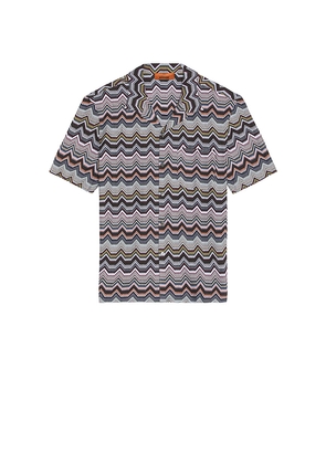 Missoni Short Sleeve Shirt in Grey. Size 48. Also in 46.