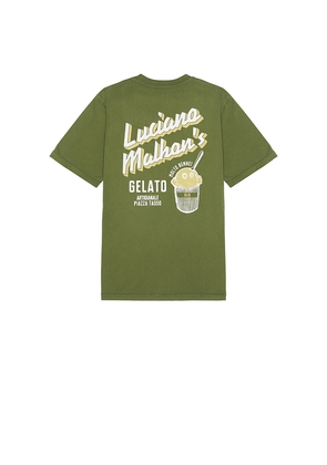 Malbon Golf Gelato Stand Pocket Tee in Green. Size S. Also in L.