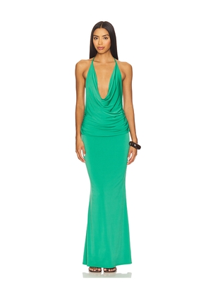 Katie May x REVOLVE Selene Gown in Green. Size S. Also in L, M, XL.