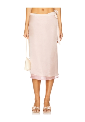 Lovers and Friends Amber Midi Skirt in Taupe. Size M. Also in L, XL.